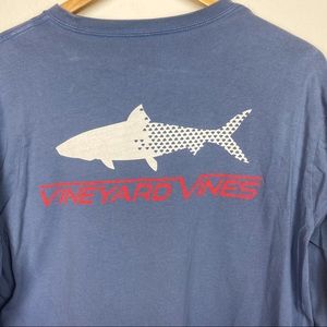 Vineyard Vines long sleeve tee, shark logo